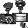 ORSKEY Dash Cam Front and Rear 1080P Full HD Dual Dash Camer...