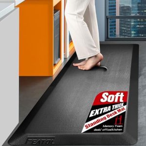 FEATOL Extra Thick Anti Fatigue Mat Floor Mat, Standing Desk...